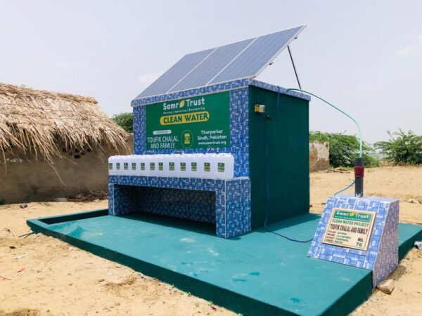 Solar Panel Powered Water Well